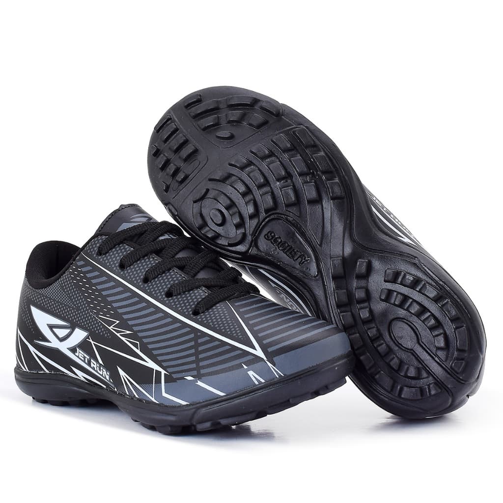 Chuteira Infantil Para Meninos Quadras Estilosa Resistente Society Para Jogos de Futebol