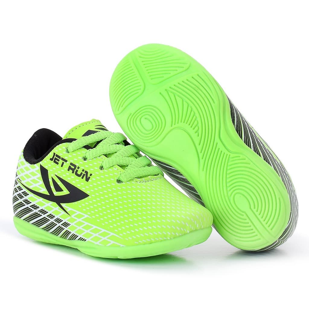 Chuteira Infantil Para Meninos Futsal Design Moderno Confortável Oferta Promoção