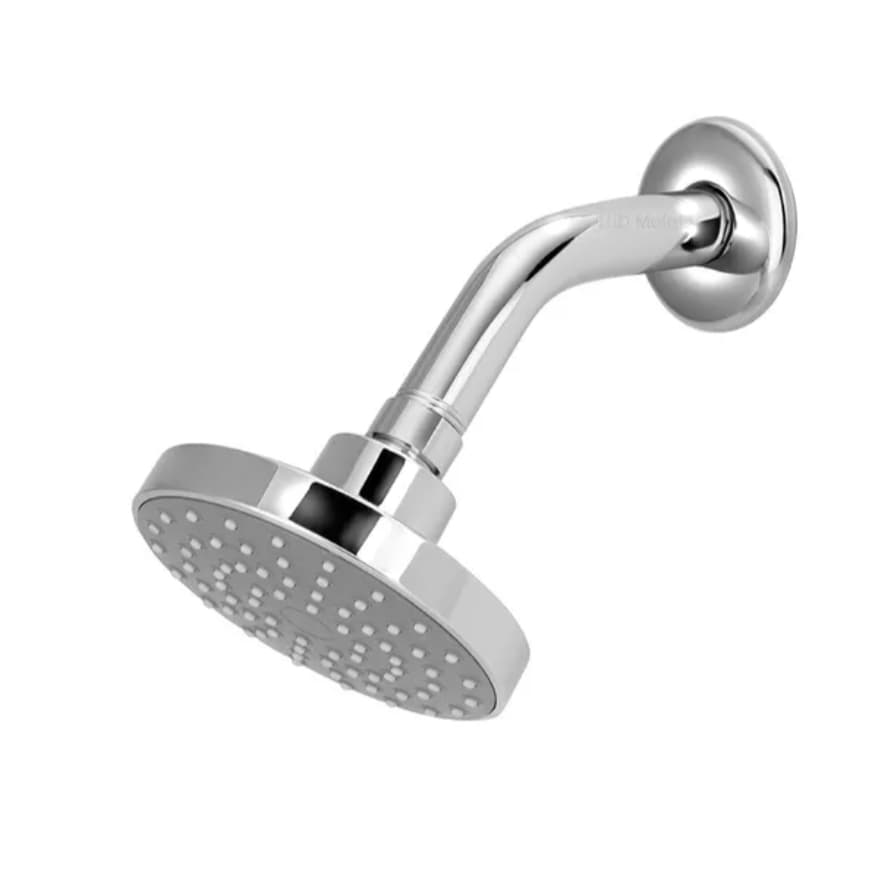 Chuveiro Ducha 10cm Flat Redondo Quadrado Aquecedor Solar Gás Articulado Preto Cromado