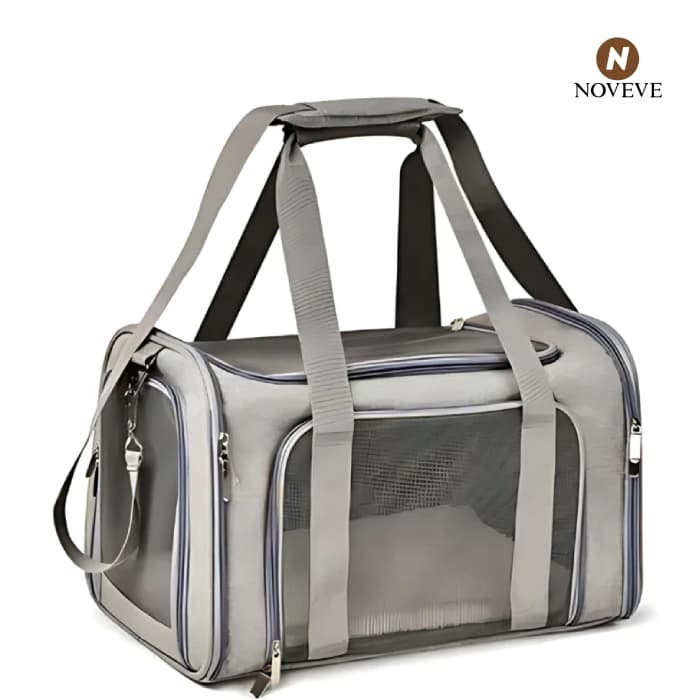Lebag bolsa de transporte avião pet para cães e gatos luxo 43cm NOVEVE