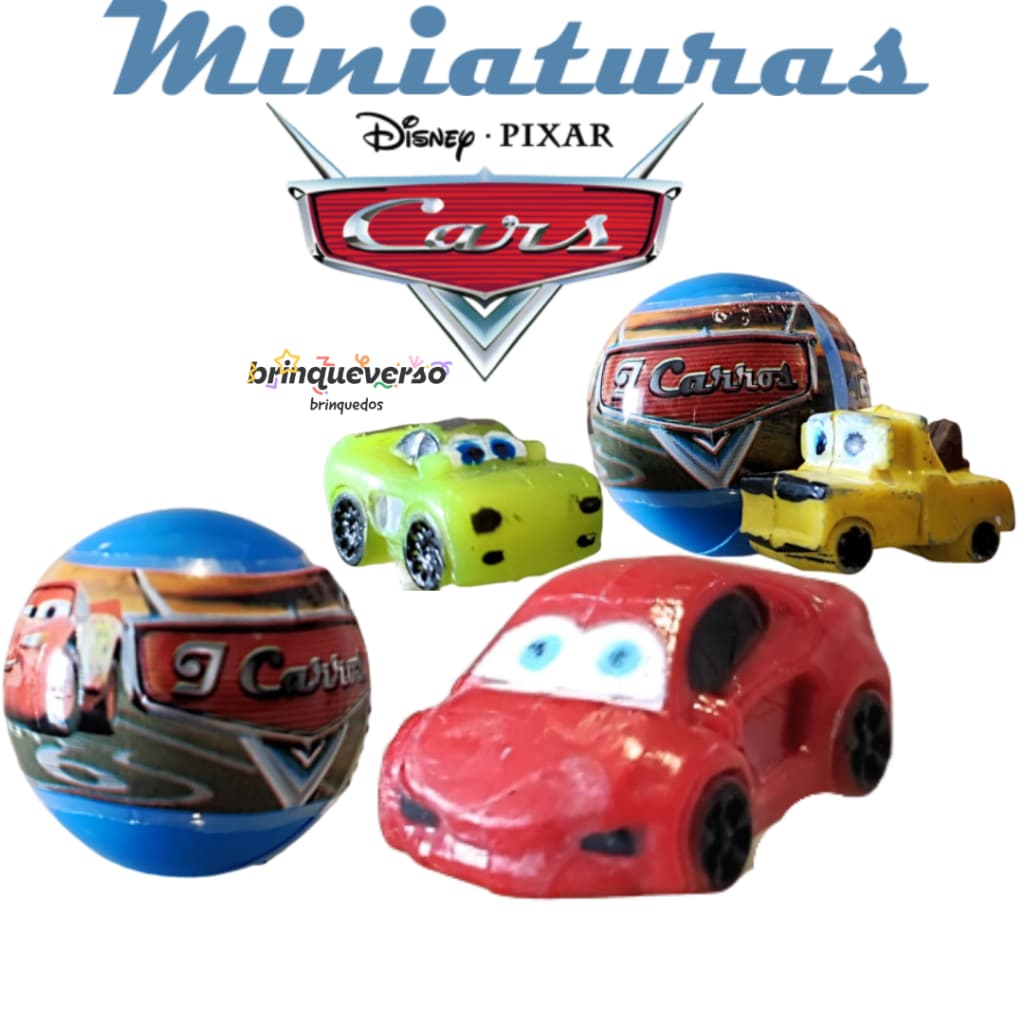 10/40 UN. Brinquedo Carros Disney Pixar. Ideal para: Lembrancinhas de festa. Lembrancinha Carros