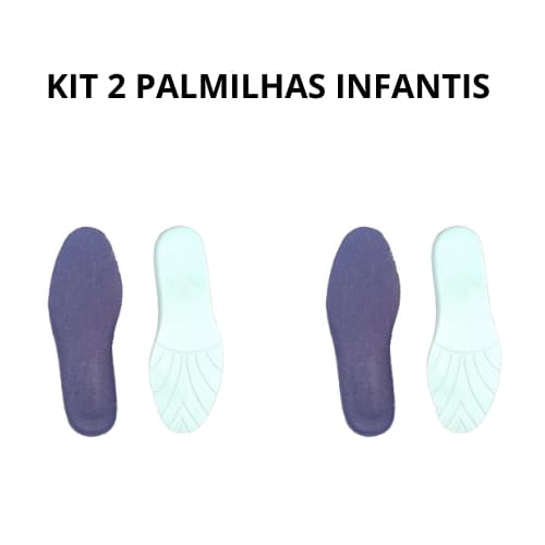 KIT 2 PALMILHAS EM GEL PU ORTOPÉDICA INFANTIL PARA ALIVIAR DORES E DAR CONFORTO ENVIO IMEDIATO
