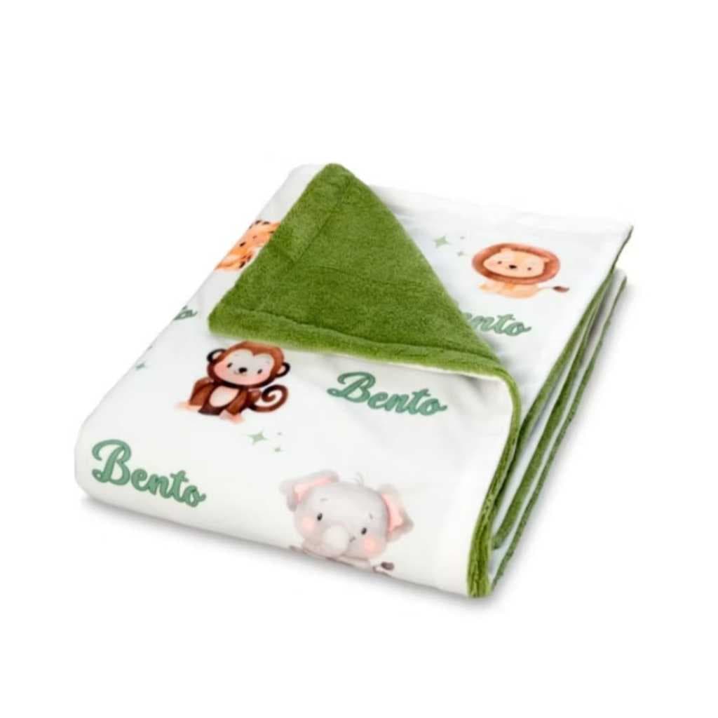Manta Bebê Personalizada com Nome /Entrega Expressa/ Menina e Menino lindas
