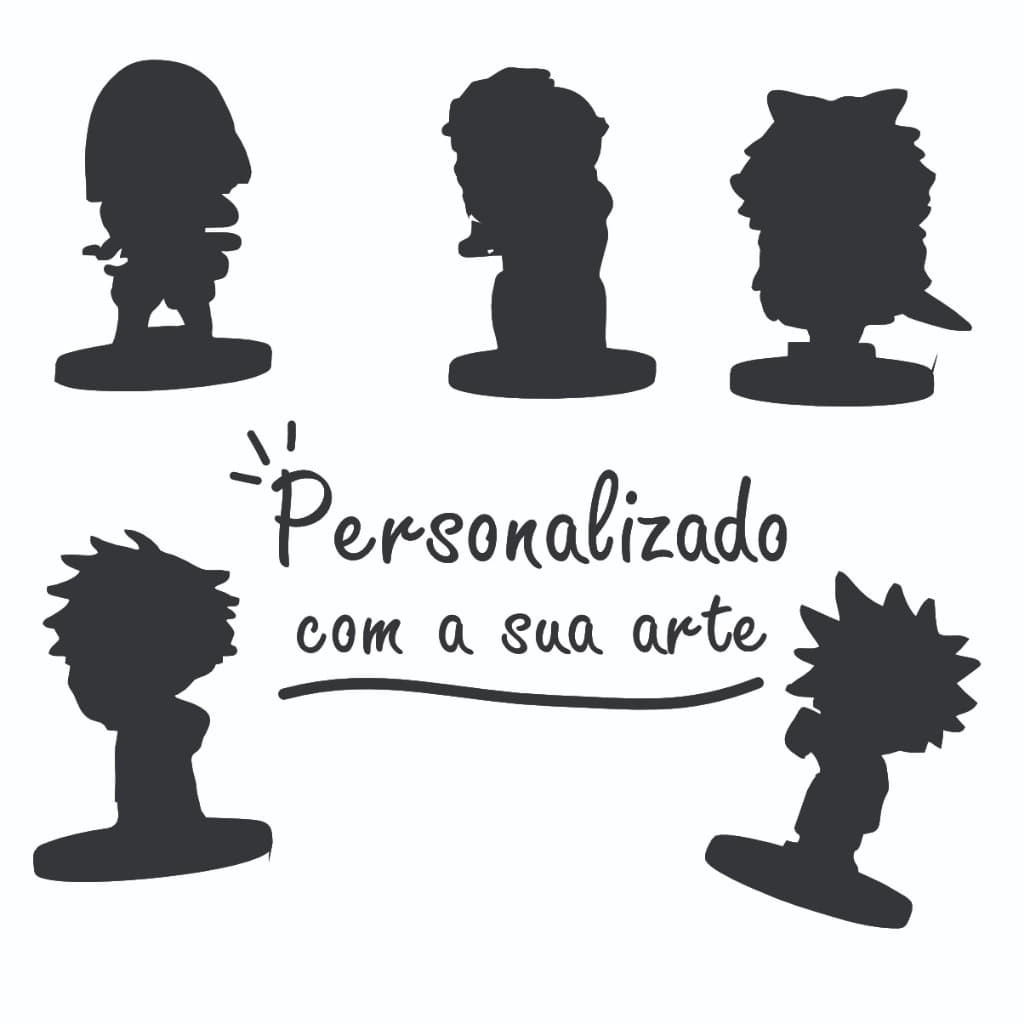 kit Totens Display Personagens de Mesa personalizado com sua arte combo com 5 - 10 - 15 - 20 und