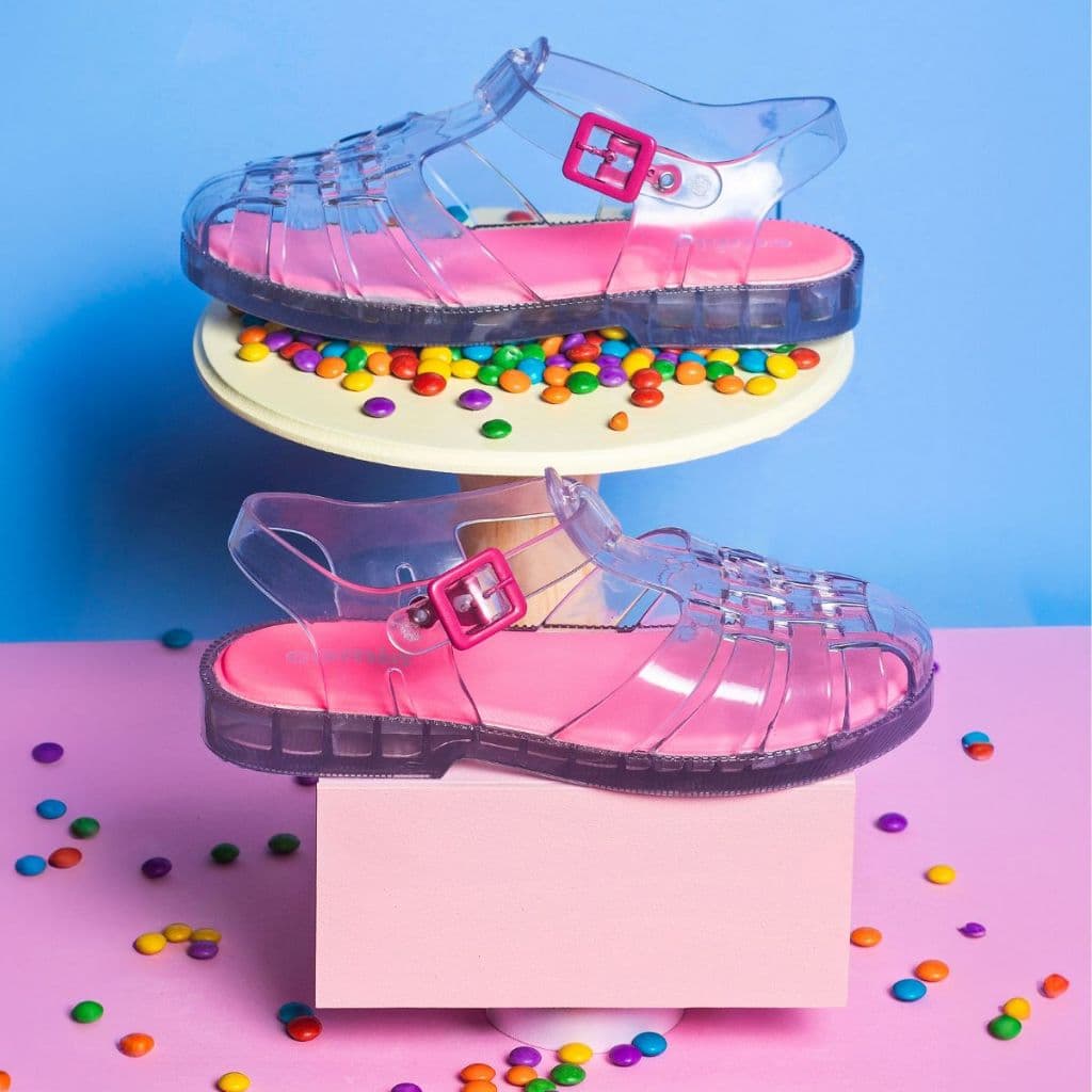 Sandália Aranha Confortável Infantil Menina Várias Cores Feminina Criança Colorida Promoção Camin