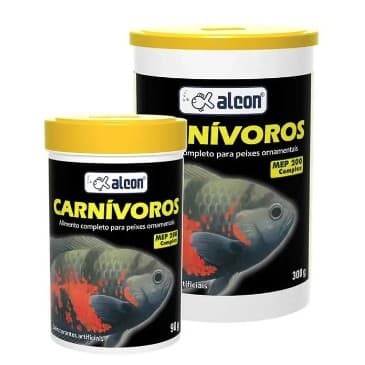 Alcon Carnívoros 300 g ou 90 g  - Ração Peixes Carnivoros