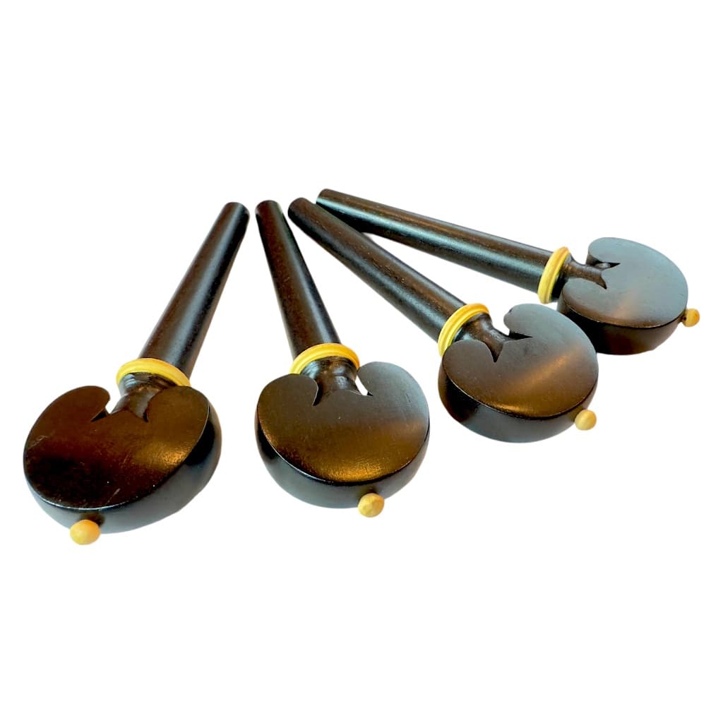 Kit 04 Cravelhas VIOLA De Arco Ébano Olho Paris Premium Top