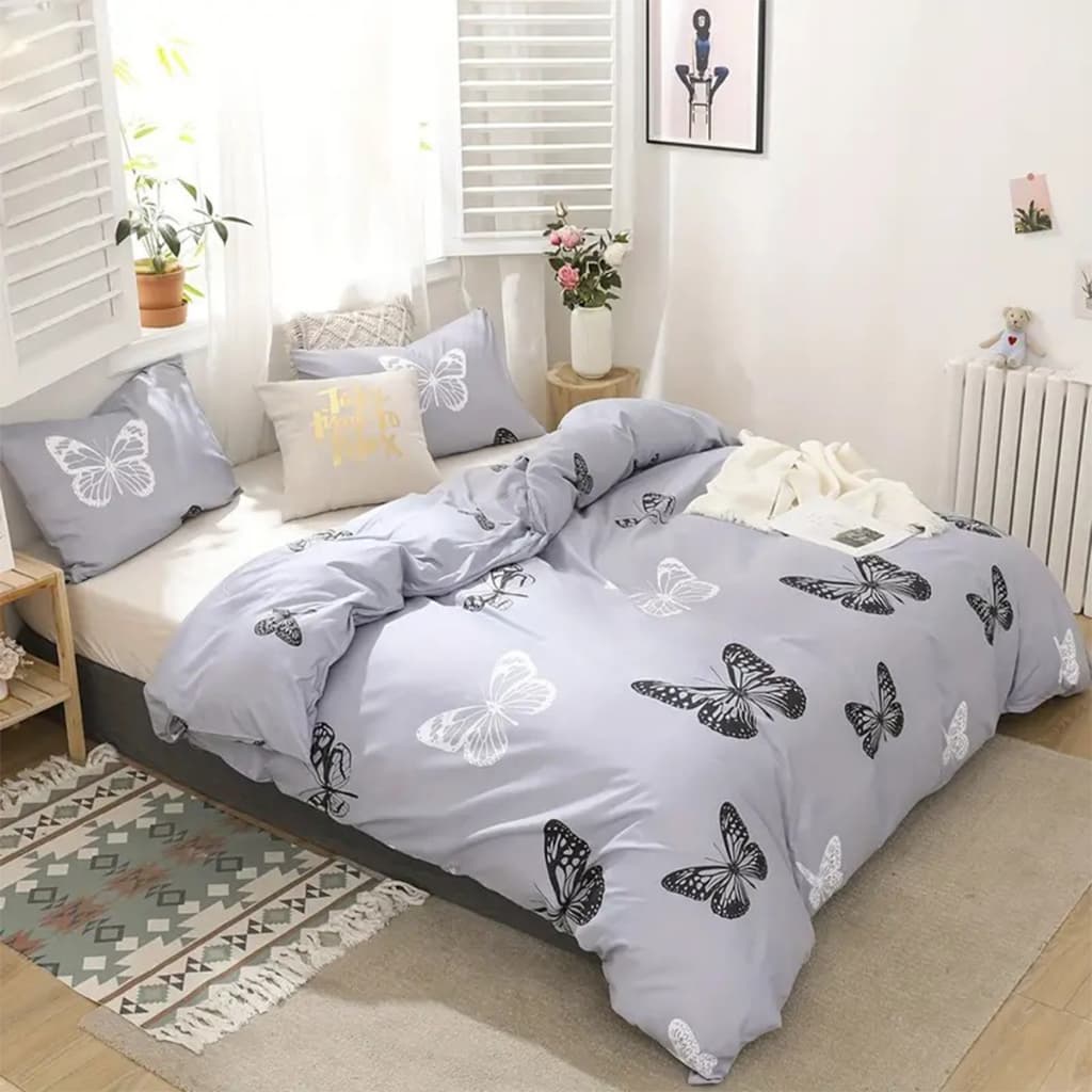 Edredom Estampado Dupla Face Estampas Variadas Solteiro, Casal e Queen