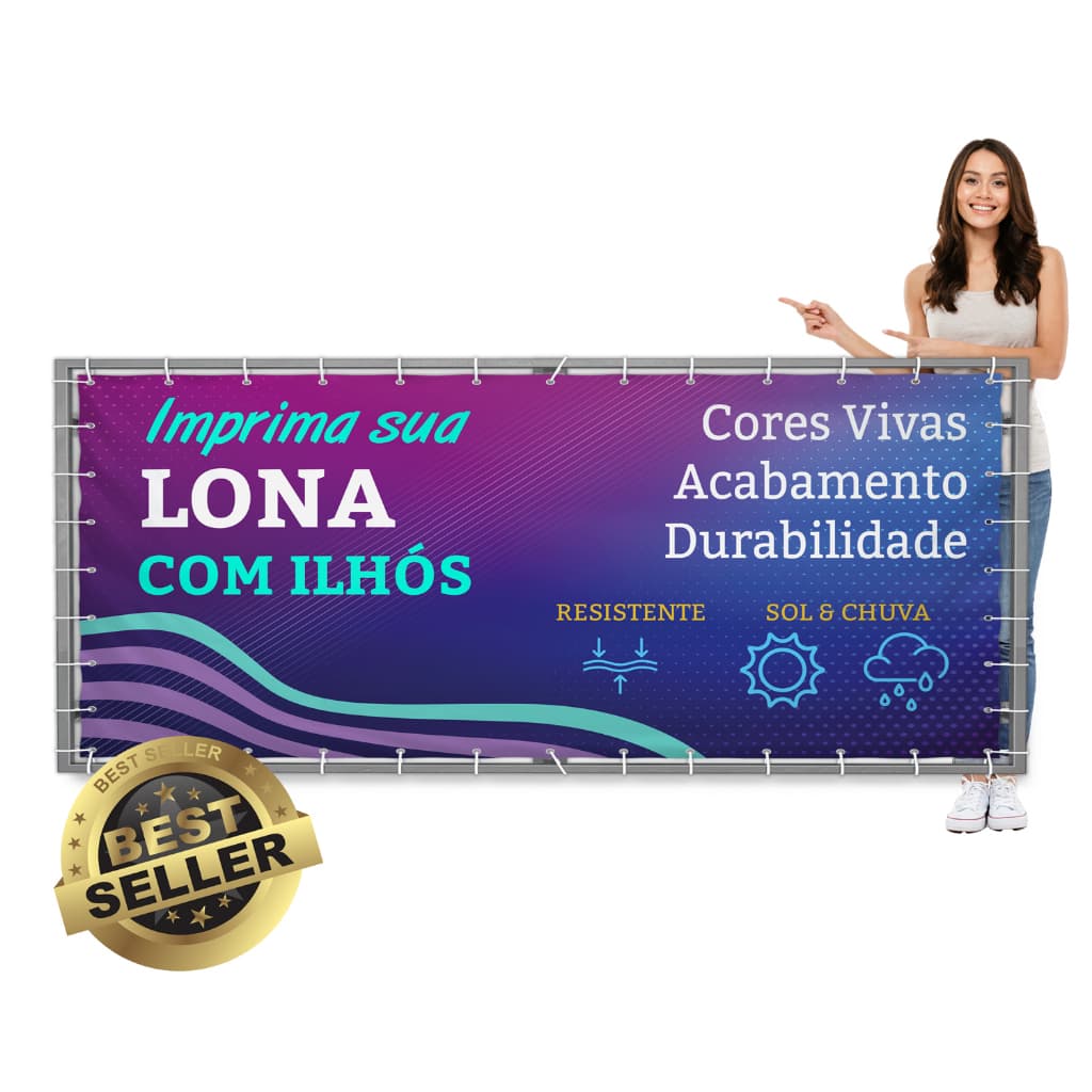 Banner 200 x 80 cm Banner Personalizado, Letreiro, Banner com Foto, Loja e Evento - ENVIE SUA ARTE