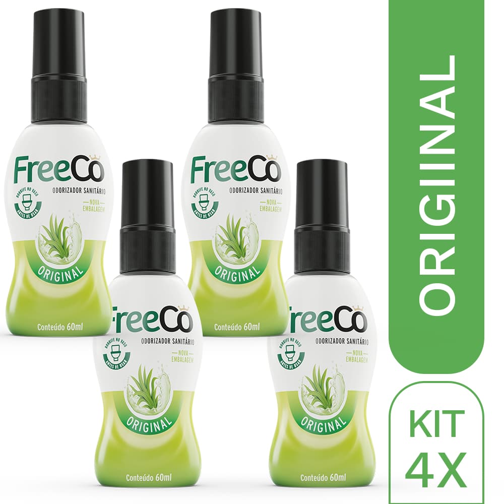 FreeCô Original 60ml - Kit com 4