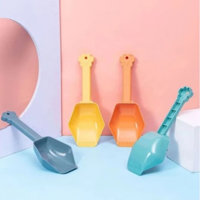 Pá Higiênica Pazinha Coletora Caixa De Areia Gato Pega Coco