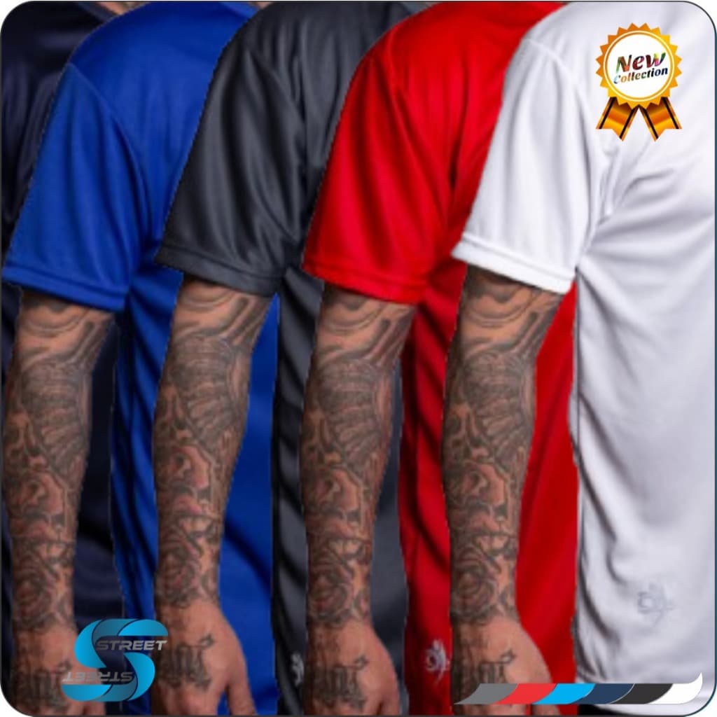 Camisetas Dry Fit Masculina Casual - Treino - Academia - Esportes - Exercícios - Corrida - Futebol