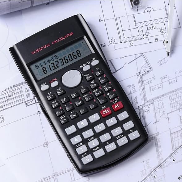 Calculadora Científica 240 Funções Original Com Capa Protetora