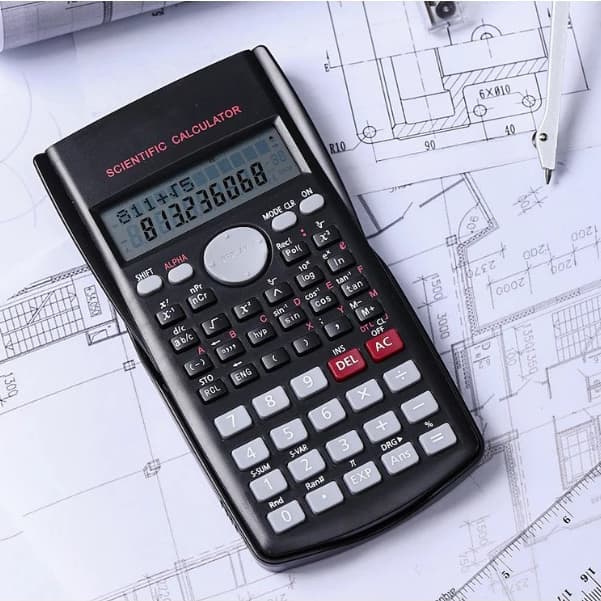 Calculadora Científica 240 Funções Original Com Capa Protetora