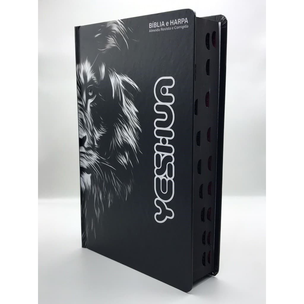 Bíblia Sagrada Tamanho Grande Capa Dura Com Harpa Palavras de Jesus em Vermelho Yeshua