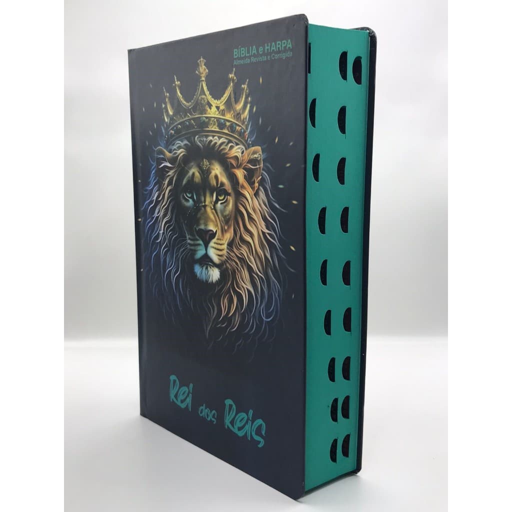 Bíblia Sagrada Tamanho Grande Capa Dura Com Harpa Palavras de Jesus em Vermelho Reis Dos Reis