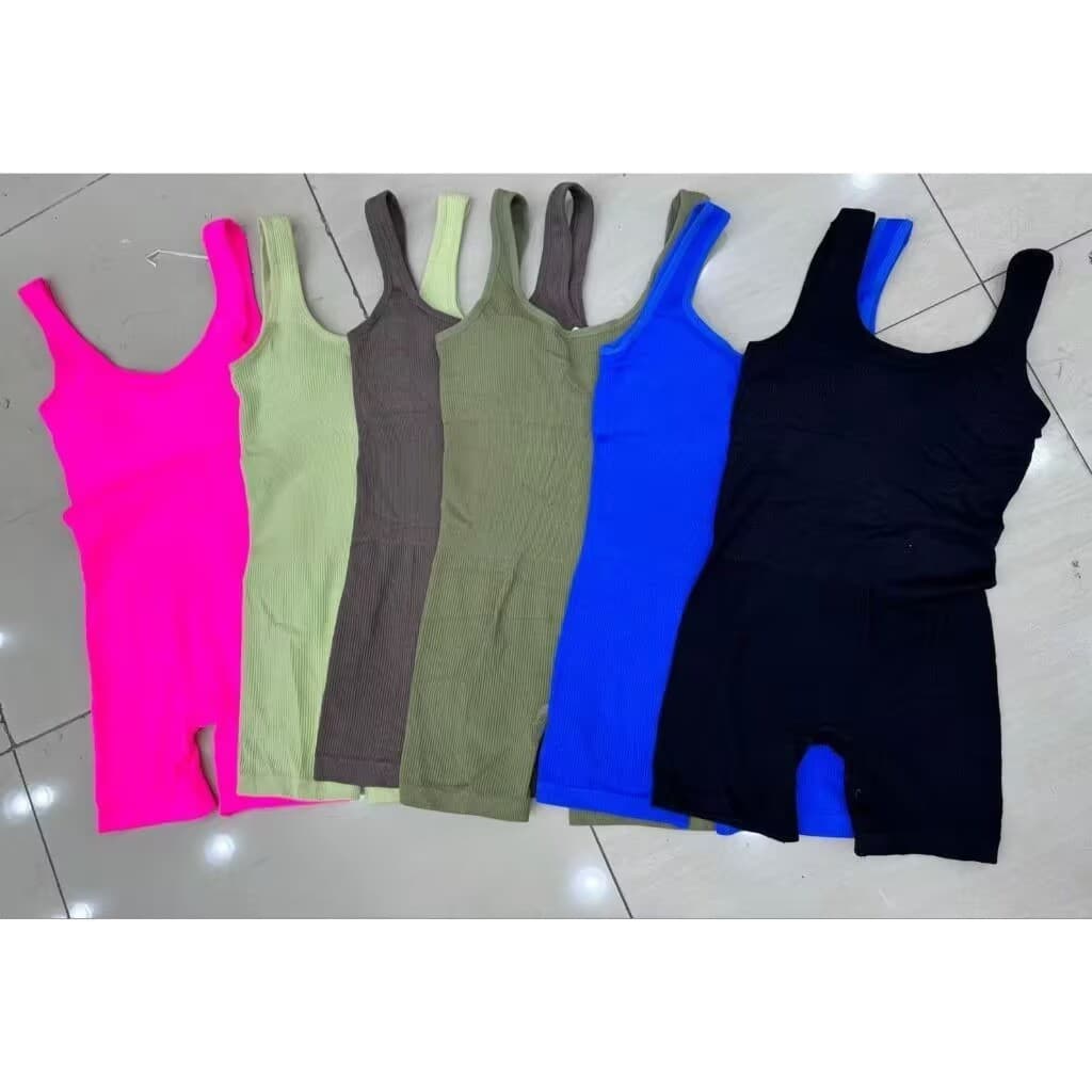 Macacão Esportiva Academia Yoga Trendy Tie dye impressão total Levanta Bumbum