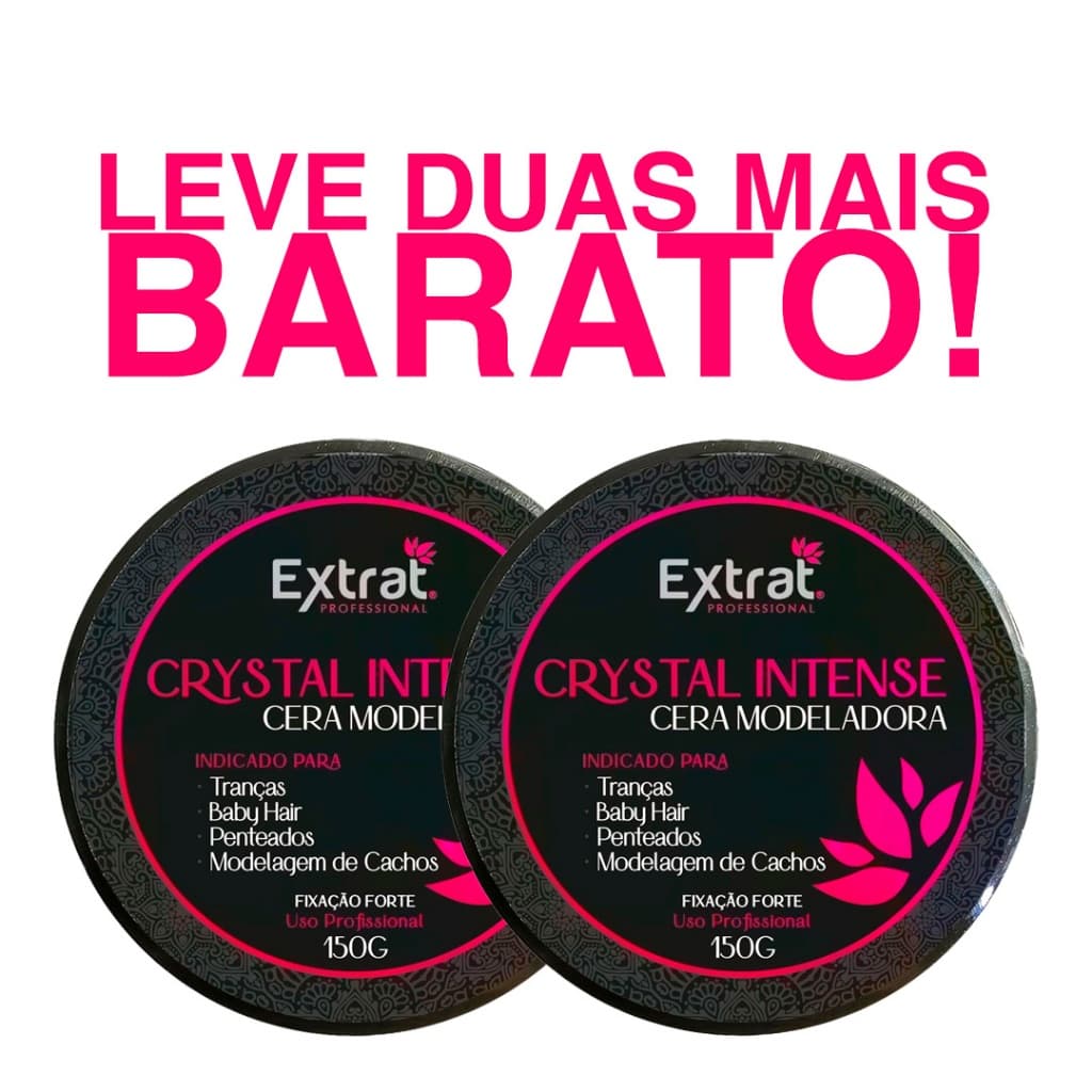 2 Cera Modeladora Tranças Box Braid Baby Hair Profissional Cachos Modelar Extrat Professional 150g