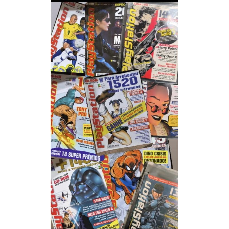>Revista Playstation Vários números , Ano 5 , 6 e 7