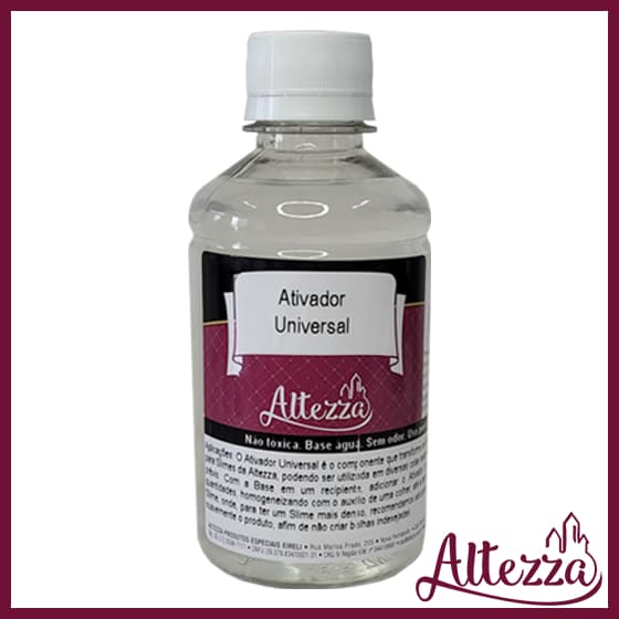 Ativador de Slime 250ml Universal Premium Para Cola Slime - Combos Criativos Creations Art - Escolha o Seu Kit Altezza