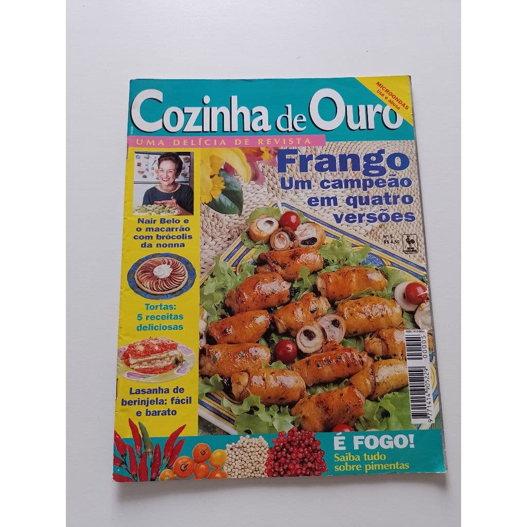 Revista Cozinha De Ouro Receitas Frango Um Campeão Ab438