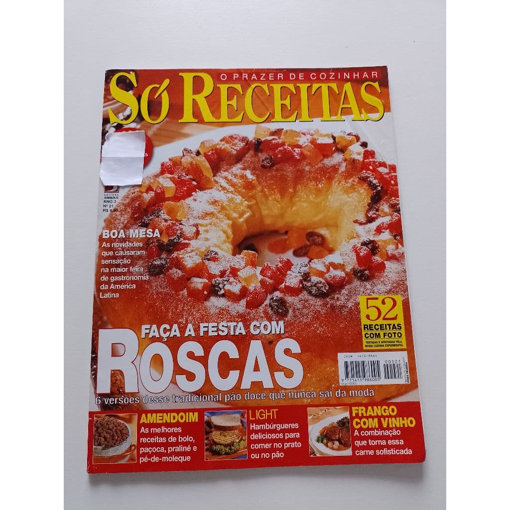 Revista Só Receitas 52 Receitas Com Fotos Ab433