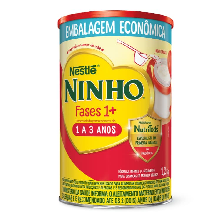 Fórmula Infantil Ninho Fases 1+ 1,2kg