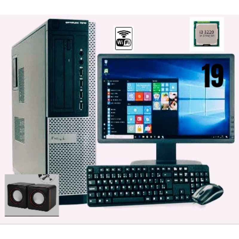 Computador optiplex 980 desktop Pc Intel core i3 2 geração 2100 3.2ghz 8gb ram 120hd SSD
