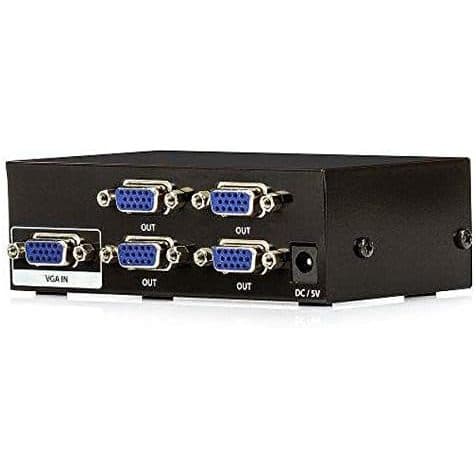 Splitter Vga 1x4 Distribuidor / Divisor De Sinal De Video
