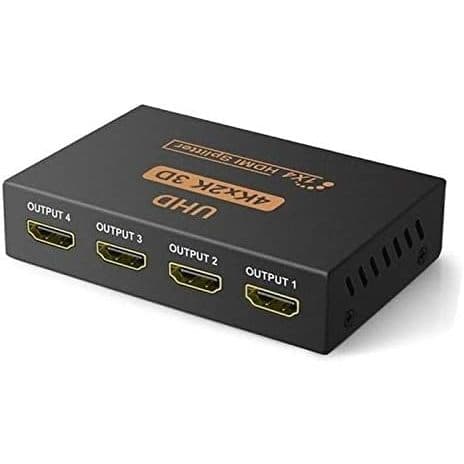Splitter 1x4 Distribuidor De Sinal Hdmi 3d 4k Duplicado Tv
