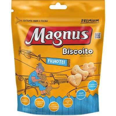 Petisco Biscoito Magnus Cães Filhotes 250 gr