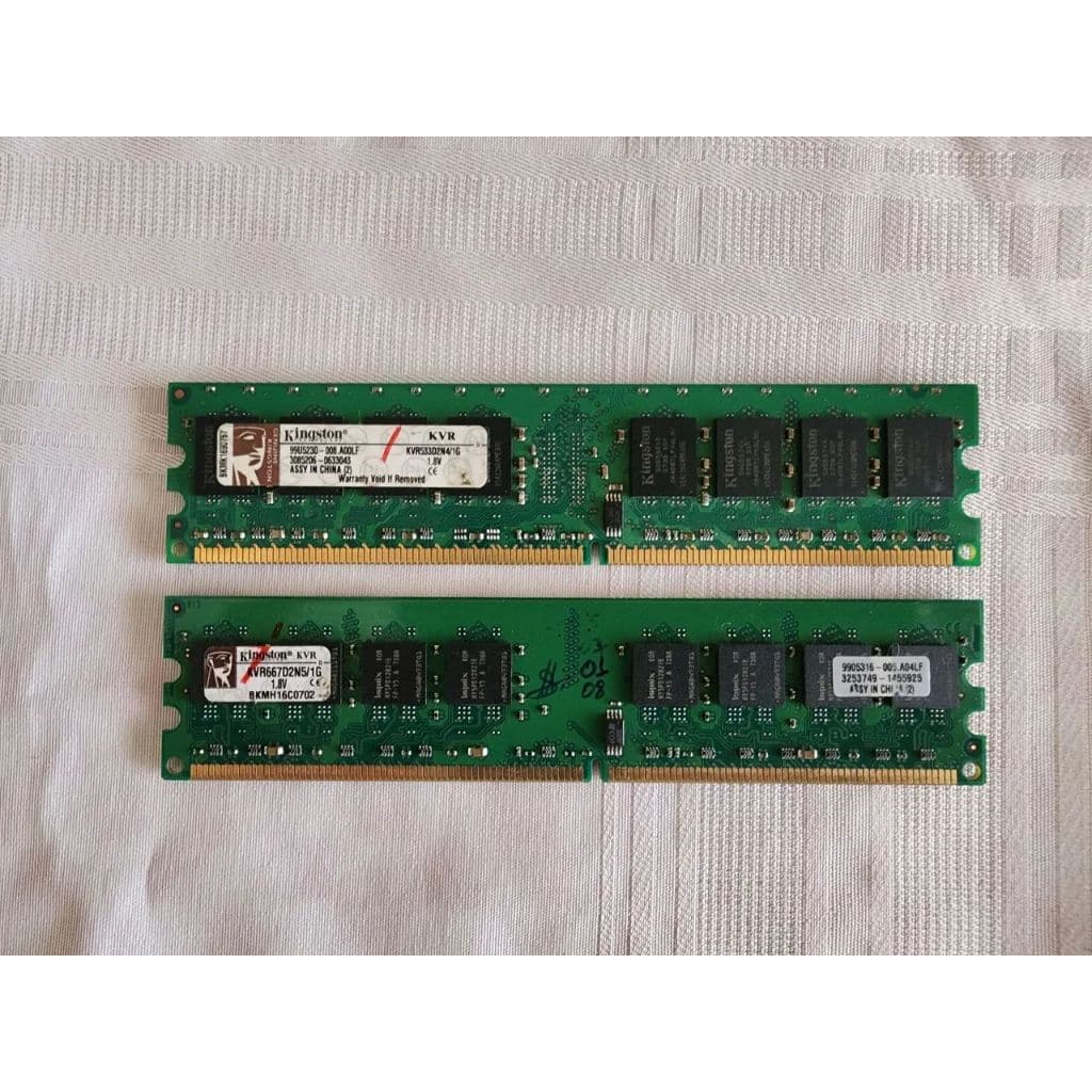 Memoria DDR2 - 1GB - 667Mhz KINGSTON COMPUTADOR PC DESKTOP