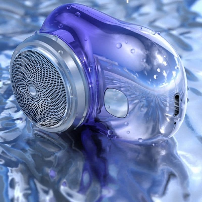 Mini Barbeador EléTrico PortáTil À Prova D'áGua TIPO-C Aparador De Barba De Bolso Promoção