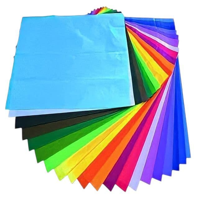 Papel de Seda 50x70 Com 100 Unidades,embalagem roupa,doces rococó, pipas embrulhos