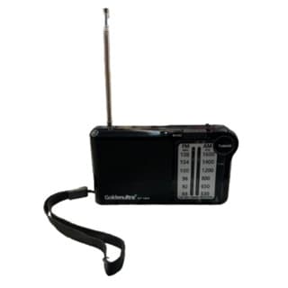 Mini Rádio Portátil Bandas AM e FM A Pilha GT-150TG