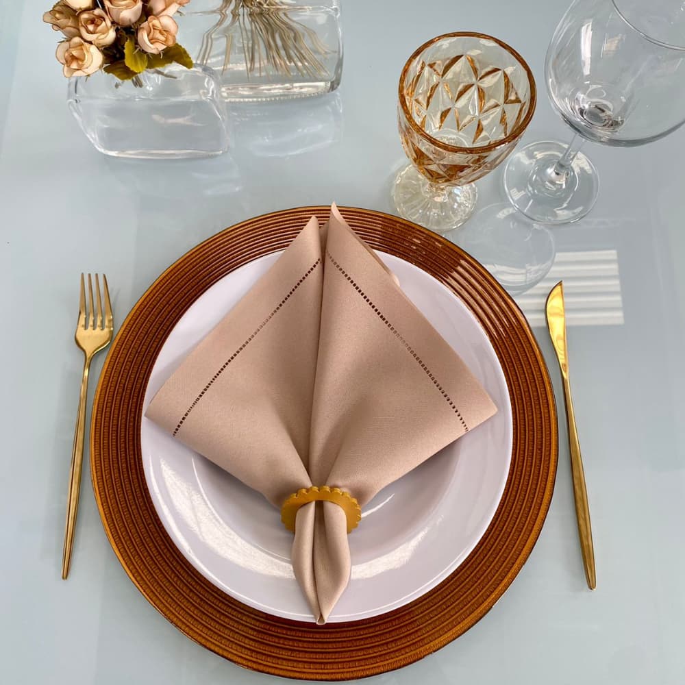 6un Guardanapos Mesa Posta Decorativo Oxford 40x40 Premium