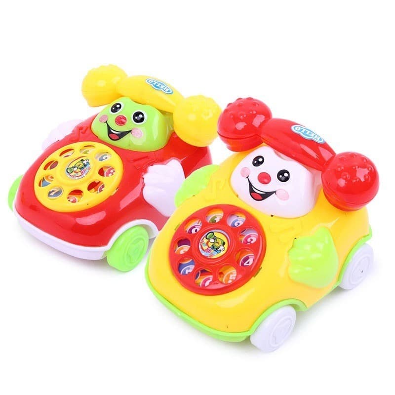 Telefone de Brinquedo para Bebê Música Telefone Dos Desenhos Animados