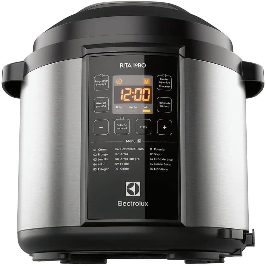 Panela de pressão Elétrica PCC20 6L Preto 127V Electrolux