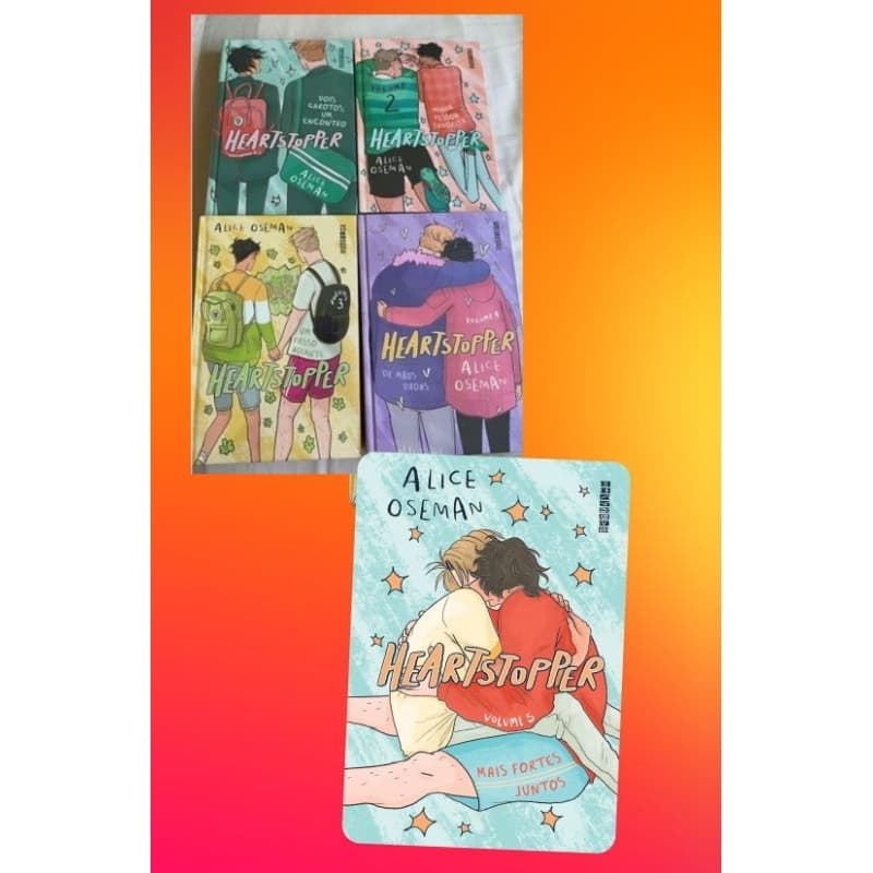 kit Heartstopper  coleção completa novos
