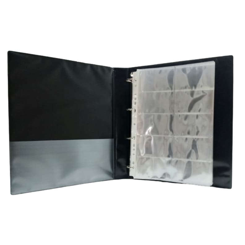 Pasta Fichário para 500/1000 Cartões Telefonicos Adesivos Fotos Polaroid