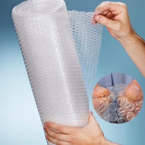 Plástico bolha 5m ou 10m x 43cm fracionado mudança ecommerce envios