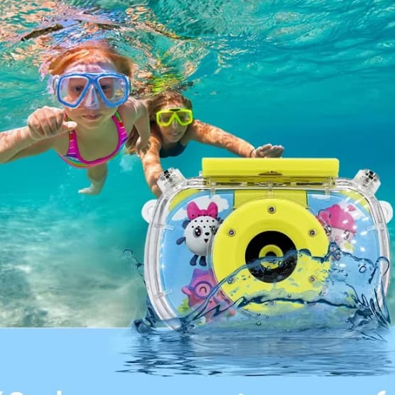 Câmera Para Crianças A Prova D'água Digital Selfie Fotos Vídeos Jogos Infantil