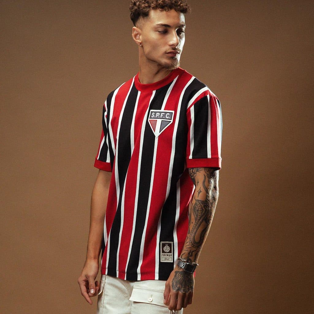 Camisa São Paulo Retrô 1976 Masculina Oficial