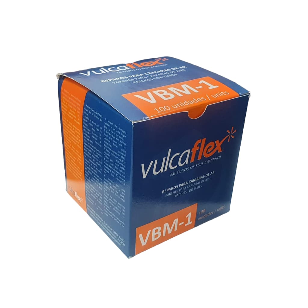 Remendo Vbm 01 Vulcaflex Cx C/ 100 Unid Bicicleta Bike Moto Top