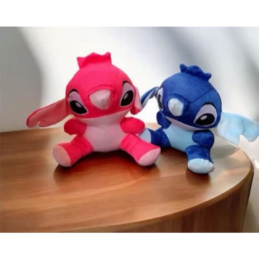 Pelúcia Stich e Angel 20 cm/pronta entrega