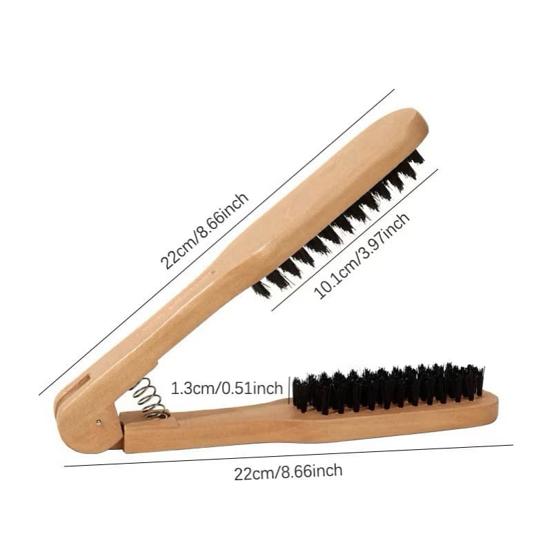 Alisador Profissional De Cabelo Escova Dupla Liso Clip De Pente Em V Não Machuca Ferramentas De Estilo DIY Home FI