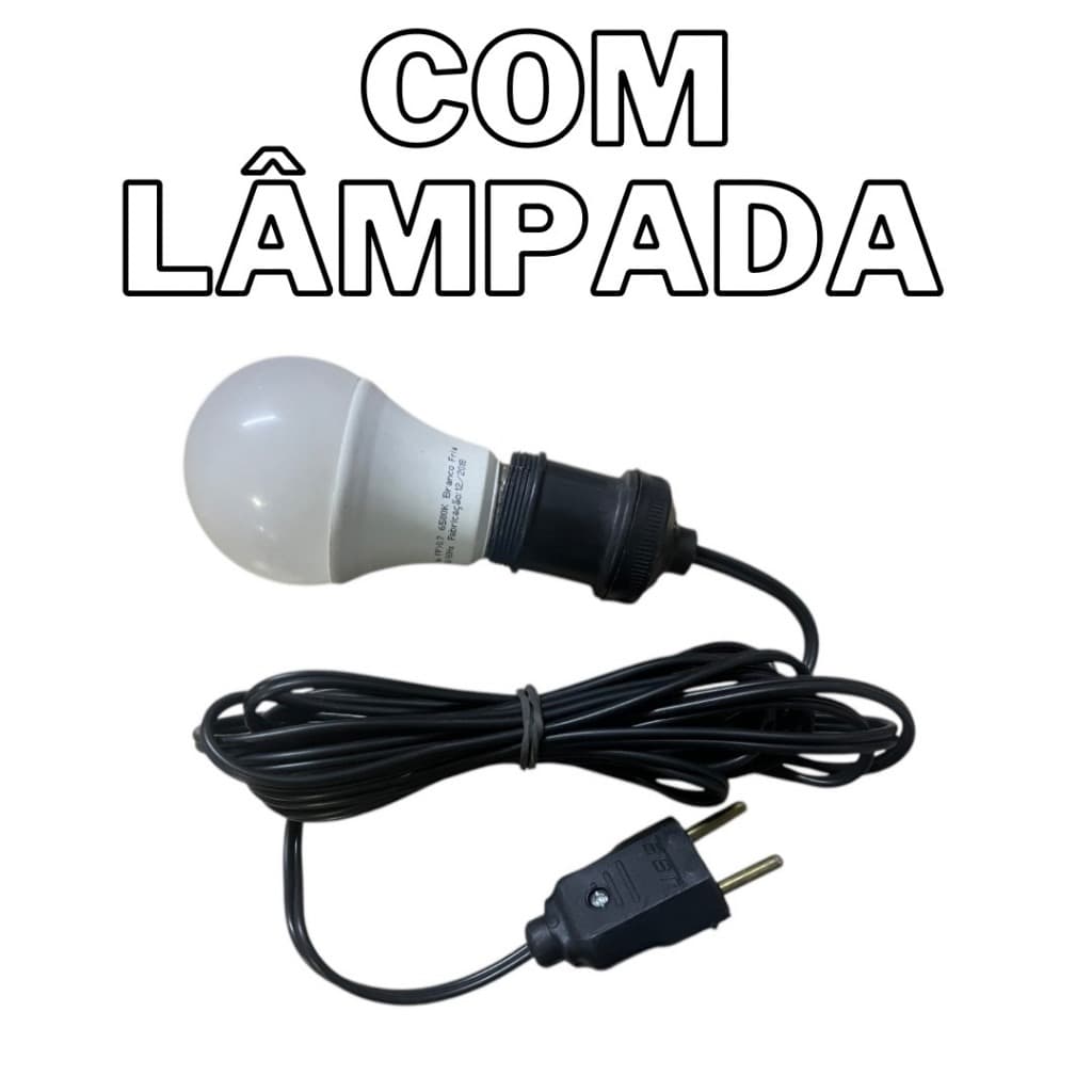 Soquete Com Rabicho Extensor - 3, 5, 10, 15, 20 e 30 Metros