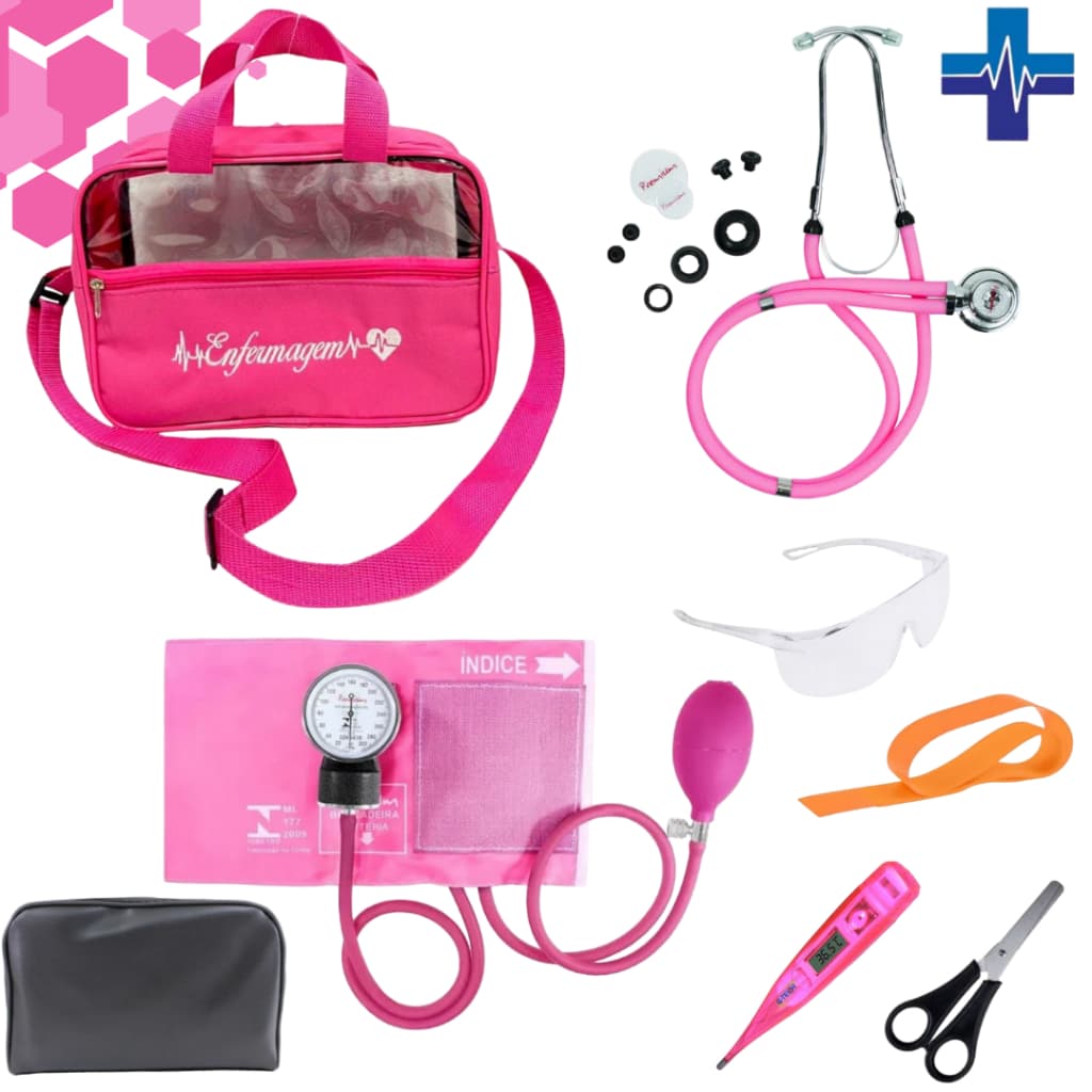 Kit Completo de Enfermagem Estágio - 8 itens
