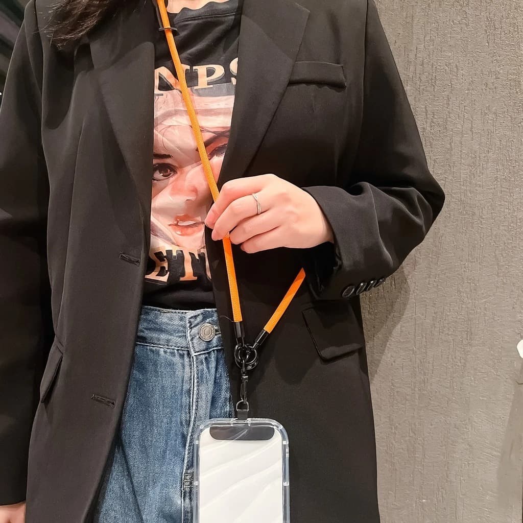 Cordão De Pescoço Grosso Para Celular Corda Cordinha Anti Perda Furto Super Resistente