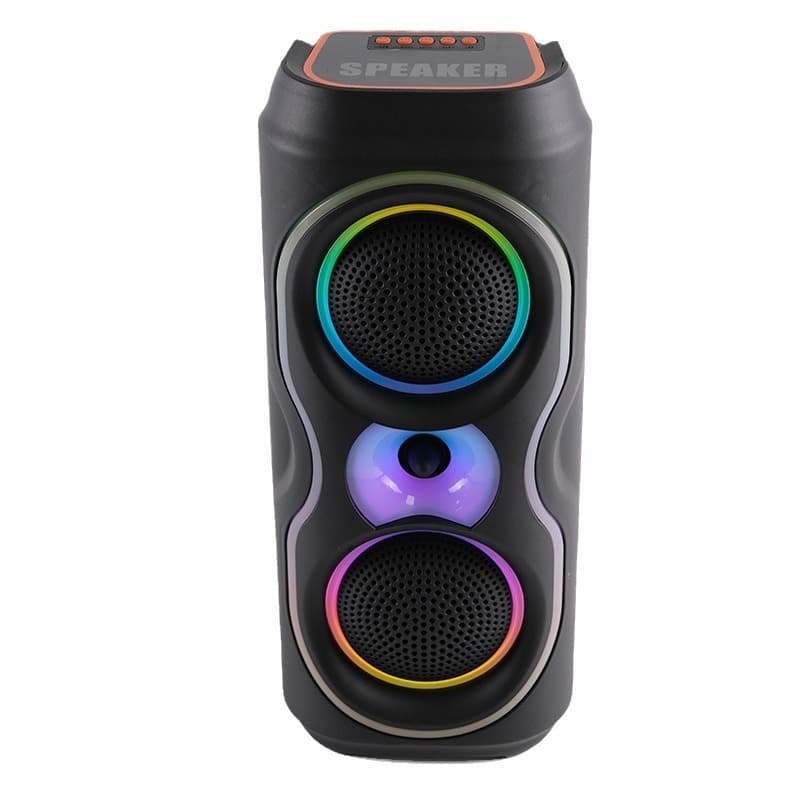 Caixa de Som Bluetooth Potente com LED RGB, FM e USB  AL-3628